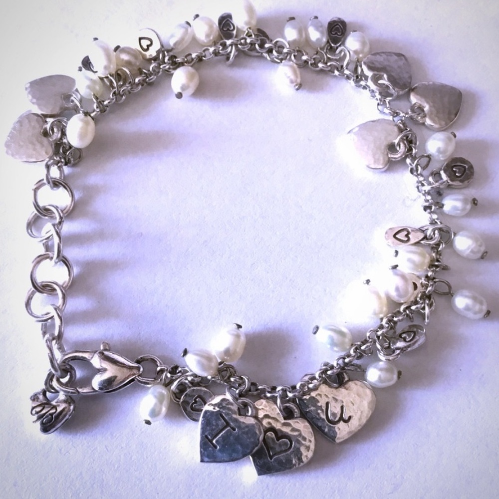 Brighton Collectible “I Love You” Charm Bracelet